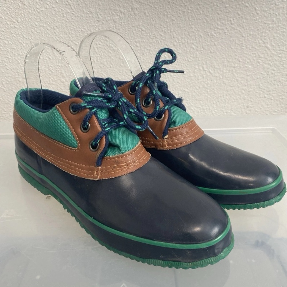 Colorado Thermolite Green Tan Rubber Shoes Waterproof Steel Shank Women's Size 8